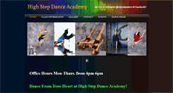 Desktop Screenshot of highstepdanceacademy.com